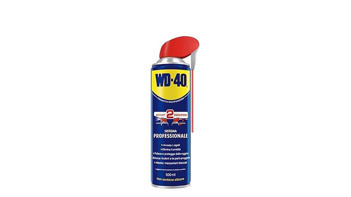 WD-40 Spray Multifunzione 500ml Lubrificante Anti-Ruggine Sbloccante Idrorrepellente
