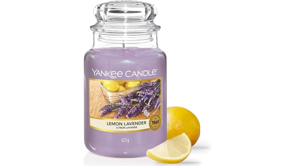 Yankee Candle Lavanda Limone Giara Grande 150 Ore Regalo Donne