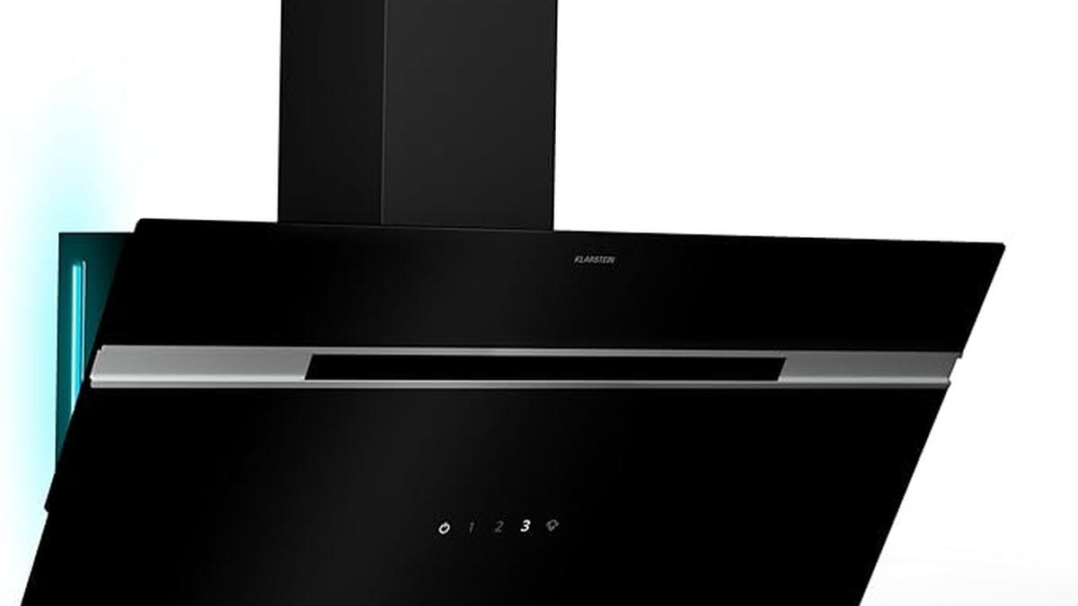 Cappa Cucina Klarstein Alina 60 600 m³/h Touchscreen Classe A Silenziosa 63 dB Nero