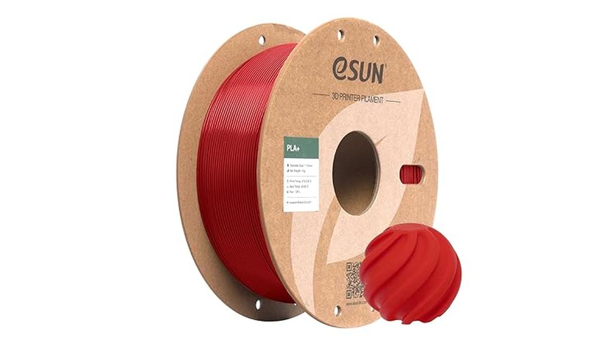 eSUN Filamento PLA+ 1.75mm Rosso Fuoco 1kg per Stampante 3D