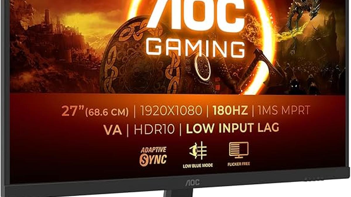AOC Gaming Monitor 27G15N FHD 180Hz 1ms HDR10
