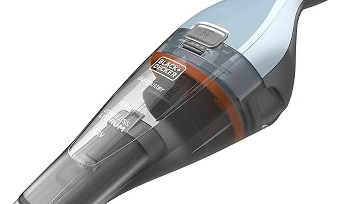 Aspirapolvere Portatile Senza Fili BLACK+DECKER Dustbuster 7.2V Viola NVC215W-QW