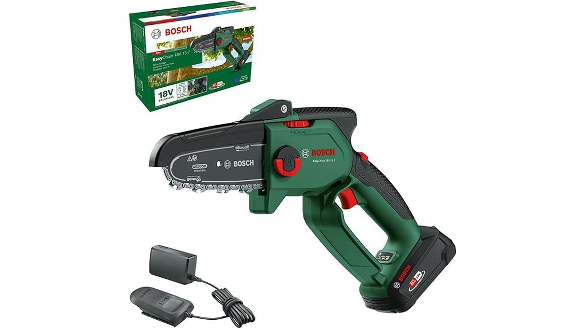 “Bosch Mini Motosega Batteria EasyChain 18V 2.5Ah”