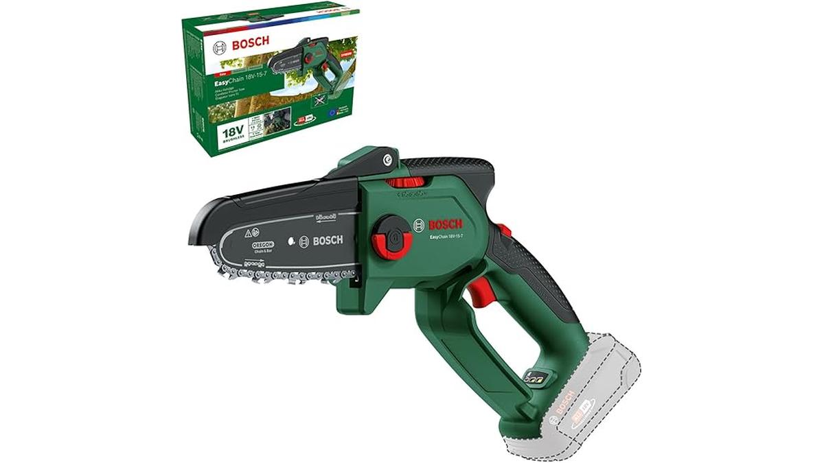 Bosch Mini Motosega Batteria EasyChain 18V Taglio Legno 6.95m/s