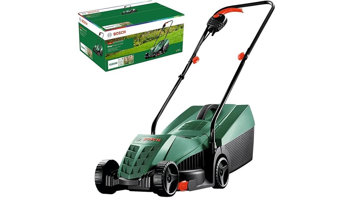 Bosch Tosaerba Elettrico EasyRotak 32 1200W 32cm per Giardini Piccoli