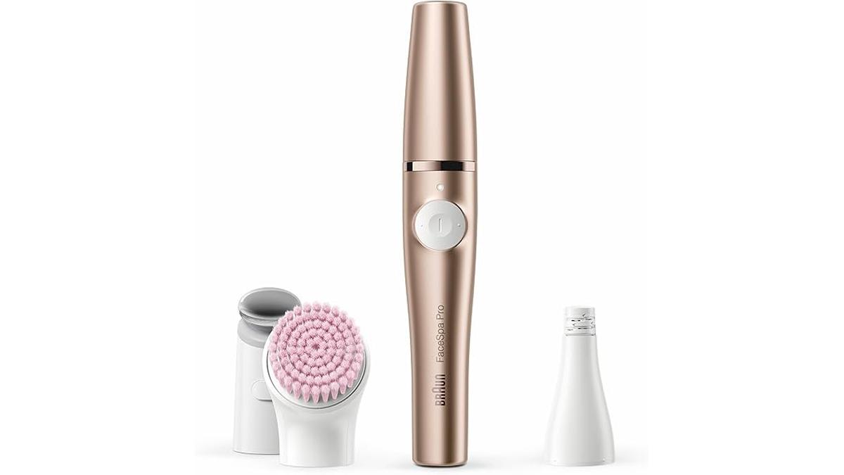 Braun FaceSpa Pro SE921 Epilatore Viso Donna Multifunzione 10 Micro Fori