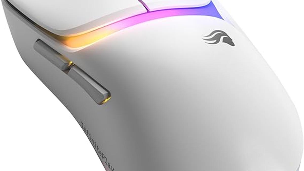 GLORIOUS Gaming Model D3 Mouse Wireless Sostituibili 8k Polling 130M Clic 69g 30K DPI RGB Bianco