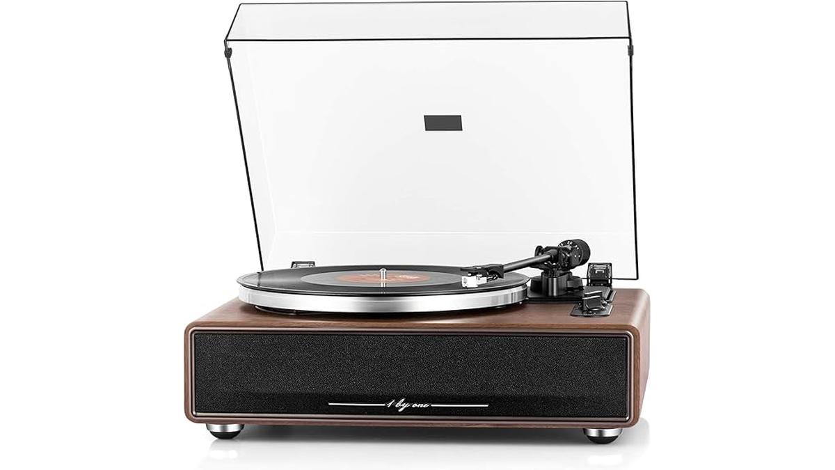 Giradischi Hi-Fi Compatto con Bluetooth e Altoparlanti Integrati