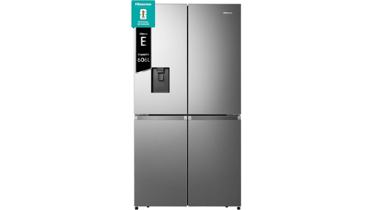Hisense Frigorifero Quattro Porte 606L Inox No Frost Classe E WiFi