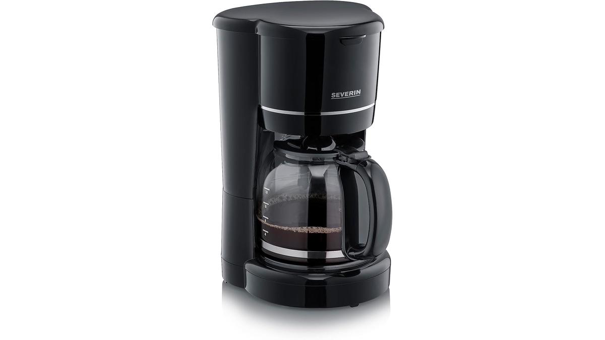 Macchina Caffè Americano SEVERIN 10 Tazze Filtro Permanente Mantenimento Caldo Spegnimento Automatico KA 4320