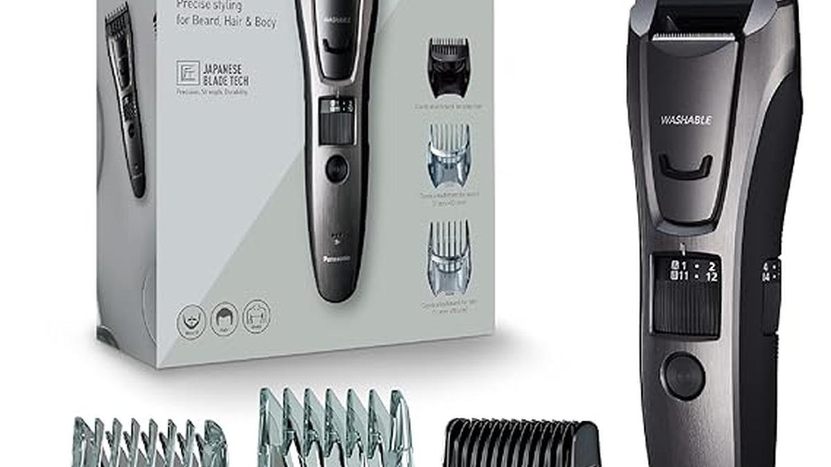 Panasonic ER-GB80 Regolabarba Tagliacapelli Uomo Impermeabile Portatile 39 Lunghezze Accessori Cordless