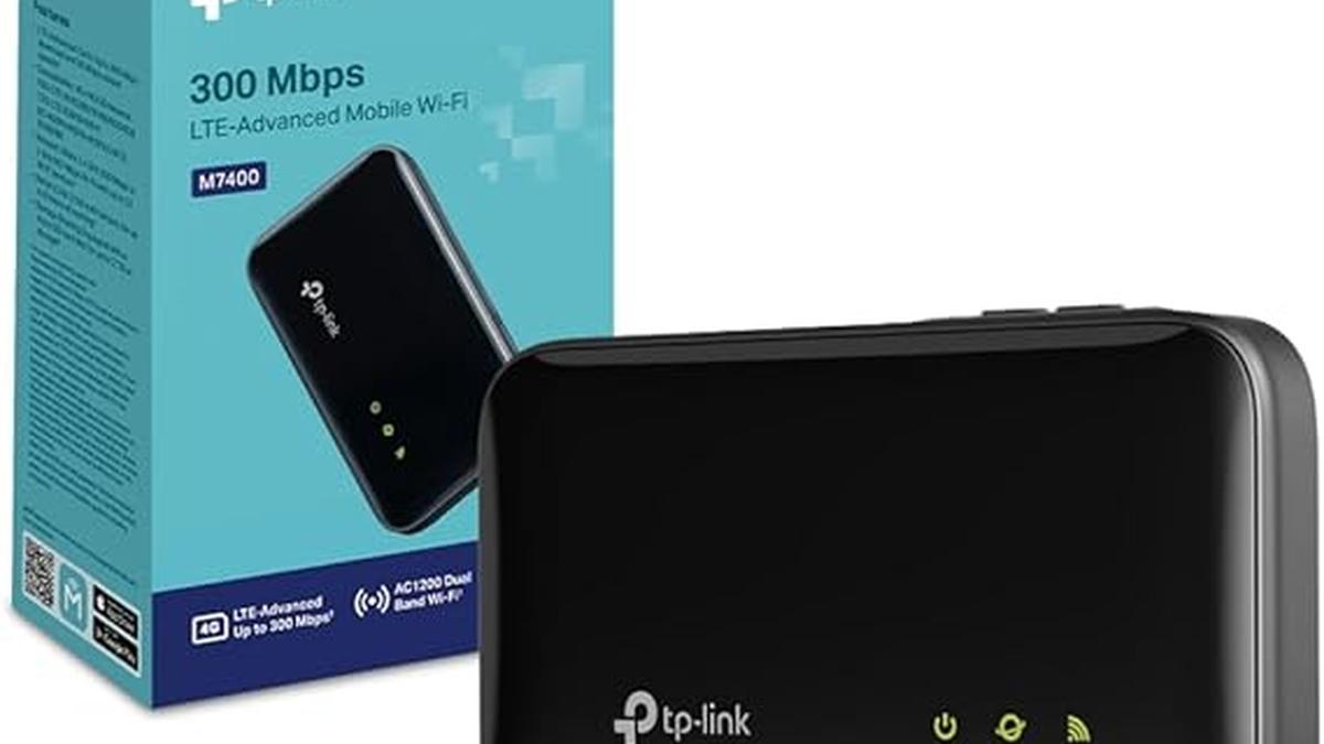 TP-Link M7400 WiFi Saponetta 4G Cat6 Dual-Band 300Mbps Batteria 2100mAh fino a 32 Dispositivi