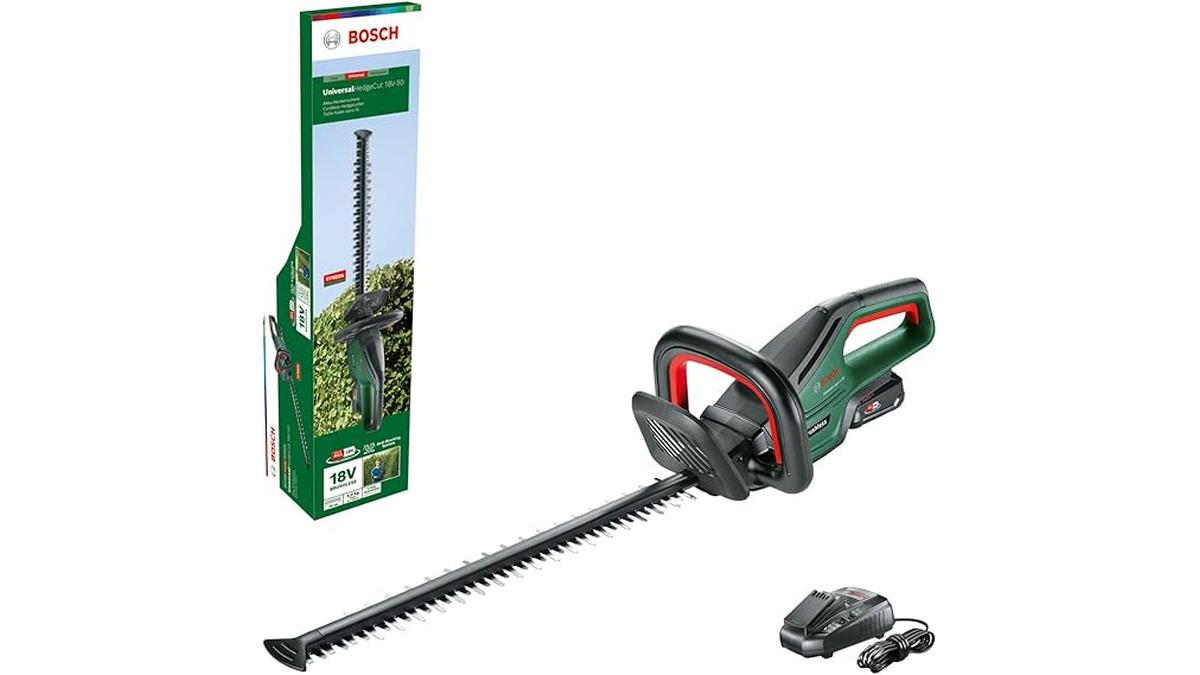 Tagliasiepi Bosch 18V 50cm Batteria UniversalHedgeCut 2,5Ah