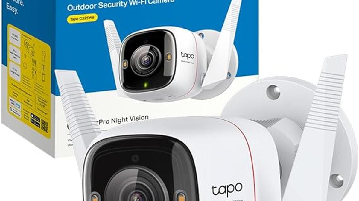 Tapo C325WB Telecamera WiFi Esterno QHD 2K Visione Notturna Impermeabile IP66 Alexa