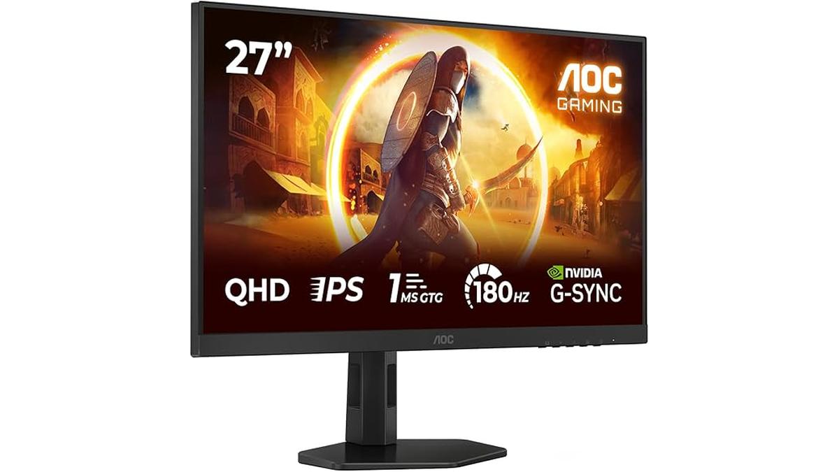 “AOC Q27G4XD Monitor Gaming 27 Pollici 2560×1440 180Hz Fast IPS 0.5ms G-Sync HDR400”