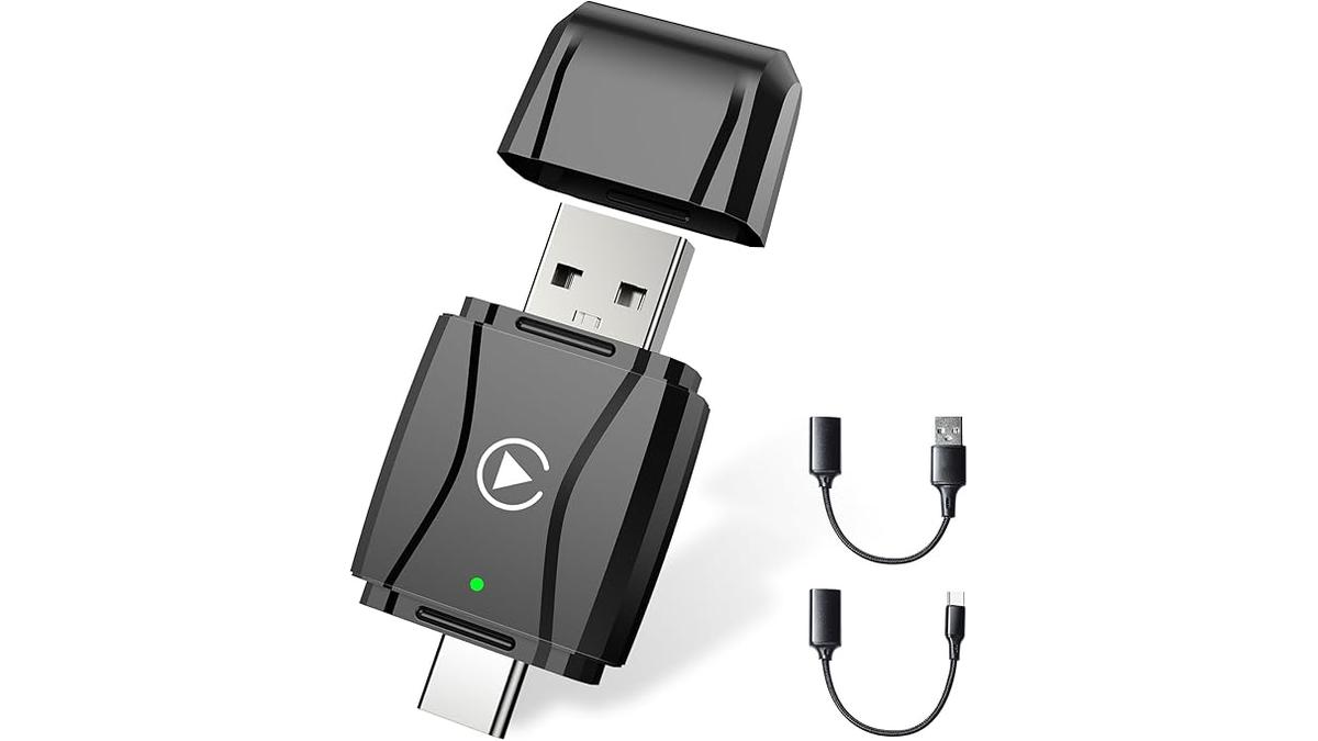 Adattatore CarPlay Wireless S3 per iPhone Plug and Play USB Type-C Compatibile con Auto dal 2016