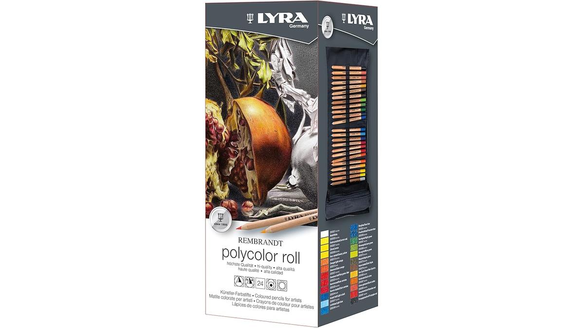Astuccio Arrotolabile LIra Rembrandt 24 Colori Polycolor