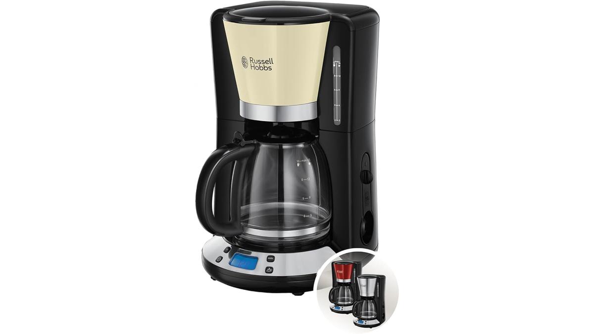 Caffettiera Digitale Programmabile Russell Hobbs 1.25L Acciaio Inossidabile