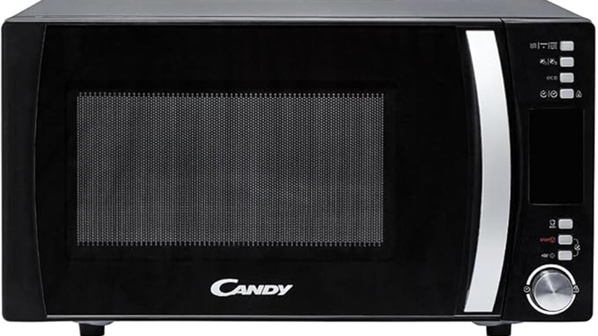 Candy COOKinAPP Microonde Grill 25L 900W 40 Programmi App Simply-Fi Funzione ECO Defrost Child Lock Nero CMXG25DCB