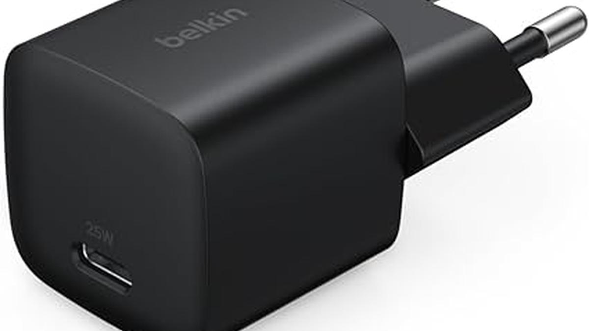 Caricatore USB-C 25W Ricarica Rapida per iPhone Samsung Pixel Nintendo Switch Nero