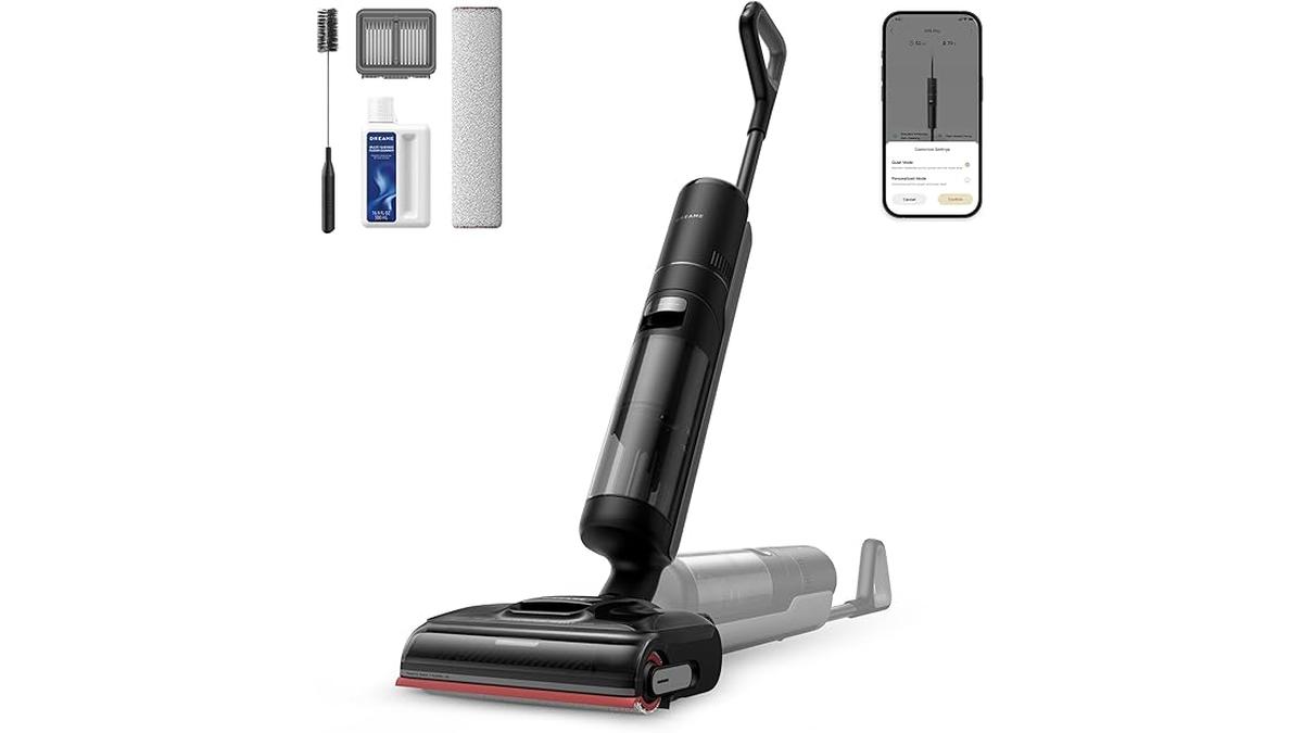 DREAME H15 Pro Aspirapolvere Robotico 21000Pa Lavapavimenti Asciugatura Rapida 5min