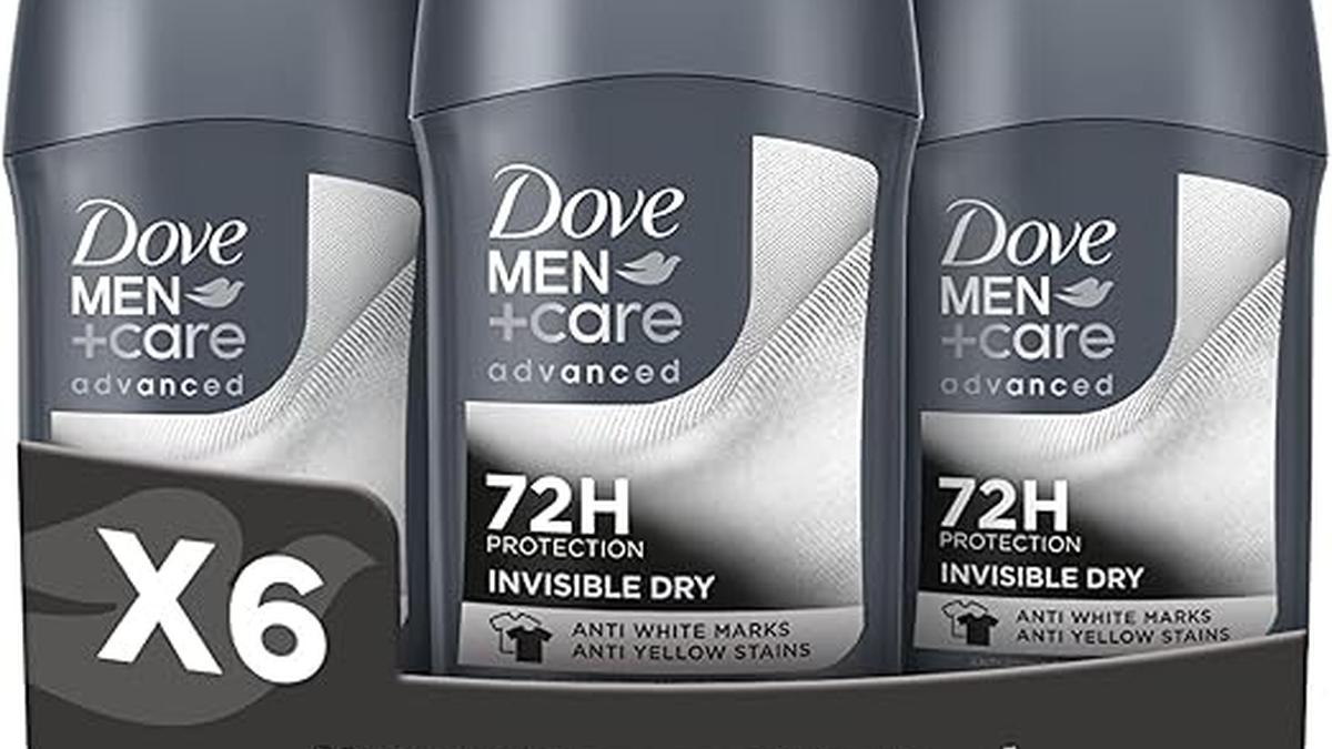 Dove Men Care Deodorante Stick Antitraspirante 72 Ore Idratante 50ml 6 Pezzi