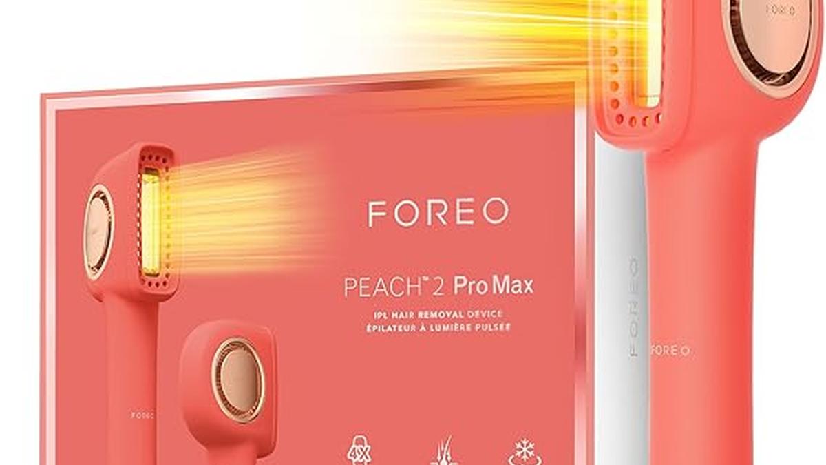 FOREO PEACH 2 Pro Max epilatore luce pulsata per una depilazione duratura uomo e donna