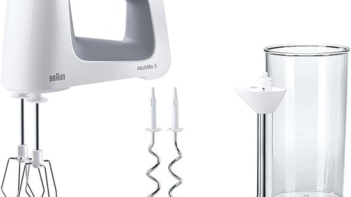 Frullatore Braun HM 5107 WH 750W Acciaio Inossidabile 9 Velocità Bianco