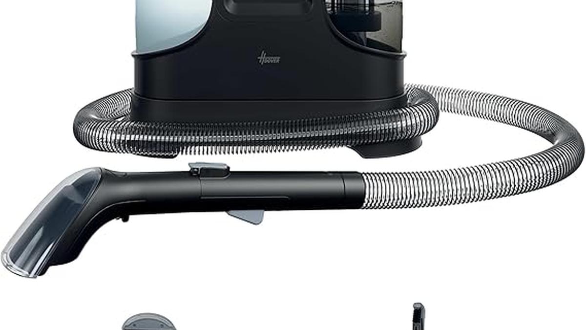 Hoover HS5 Spot Cleaner Lava e Asciuga Tappeti Divani Tessuti e Sedili Auto Compatto 1.5L 400W per Animali Domestici