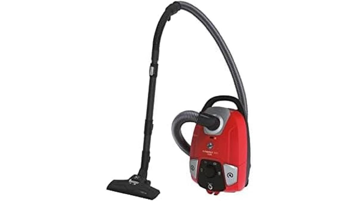 Hoover H-ENERGY 300 Aspirapolvere Filo Sacco 850W 3.5L 72dBA Rosso