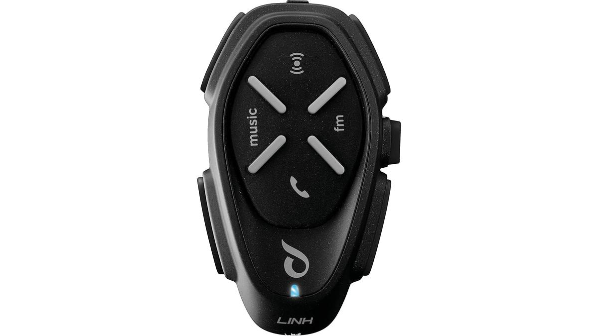 Interphone Link Doppio Interfono Bluetooth Moto 300m 20Ore MP3 GPS Impermeabile Universale