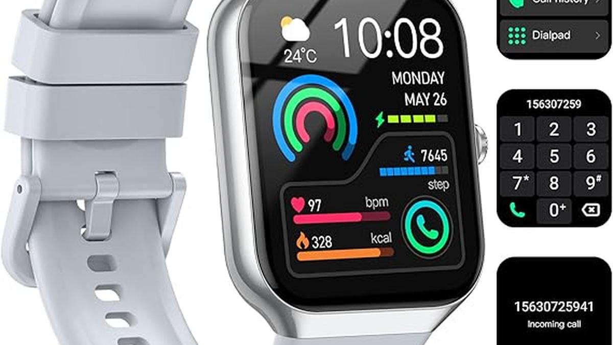 Jugeman Smartwatch IP68 Sportivo con Monitoraggio Salute Risposta Chiamate 1.96″