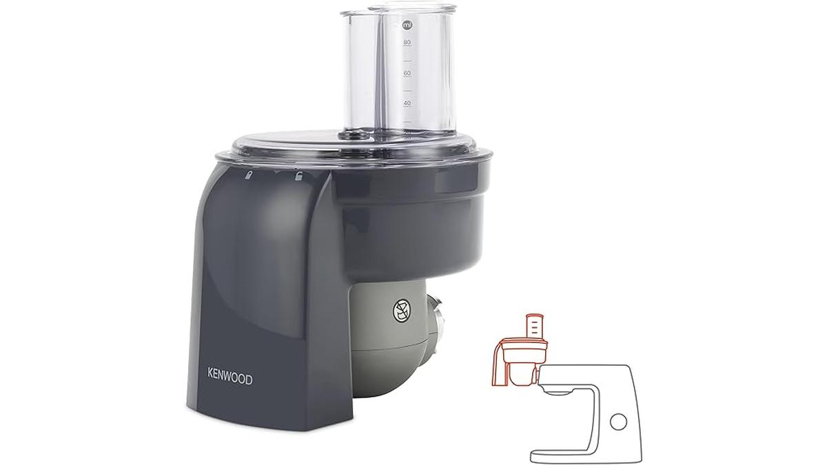 Kenwood KAX400PL Accessorio Taglio Cubetti Frutta Verdura Per Impastatrice Planetaria 10 cm Acciaio Silver Lavabile