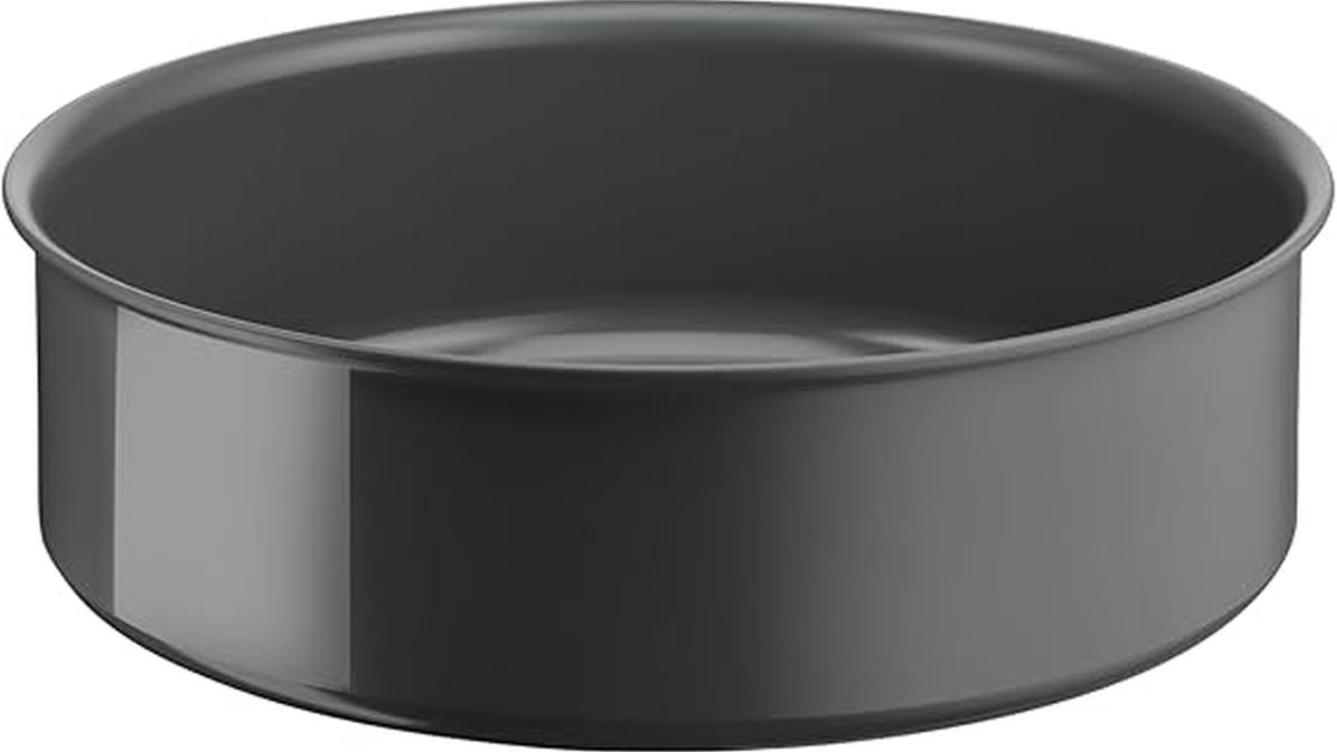 Lagostina Ingenio Vivissima Tegame Ceramica Antiaderente 24cm Manico Rimovibile Alluminio Riciclato Induzione