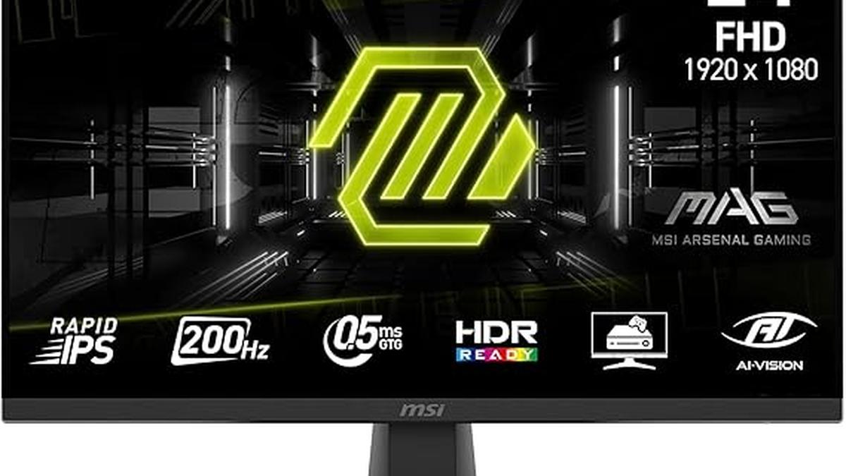 MSI MAG 242F Monitor Gaming 24″ FHD 200Hz Rapid IPS HDR FreeSync Eye Care VESA