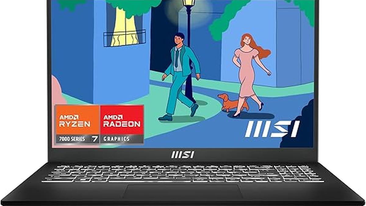MSI Modern 15 Notebook 15.6 Ryzen 7 7730U 16GB RAM 512GB SSD WiFi 6E Windows 11