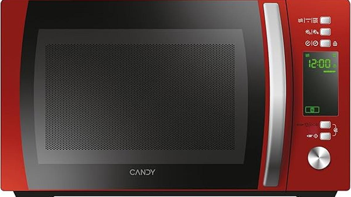 Microonde Candy CMXG20DR 20L 700W Grill App Cook-in Rosso Scongelamento Libera Installazione