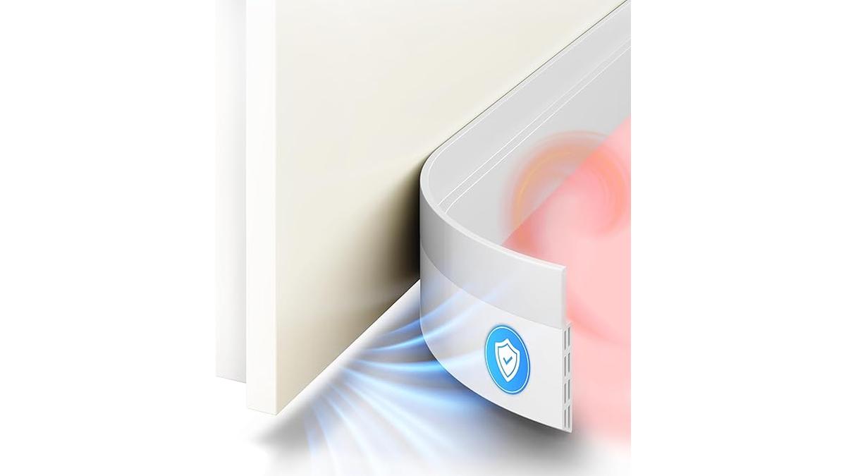 Paraspiffero Porta Blindata Isolante Freddo Acustico 1x1m Bianco