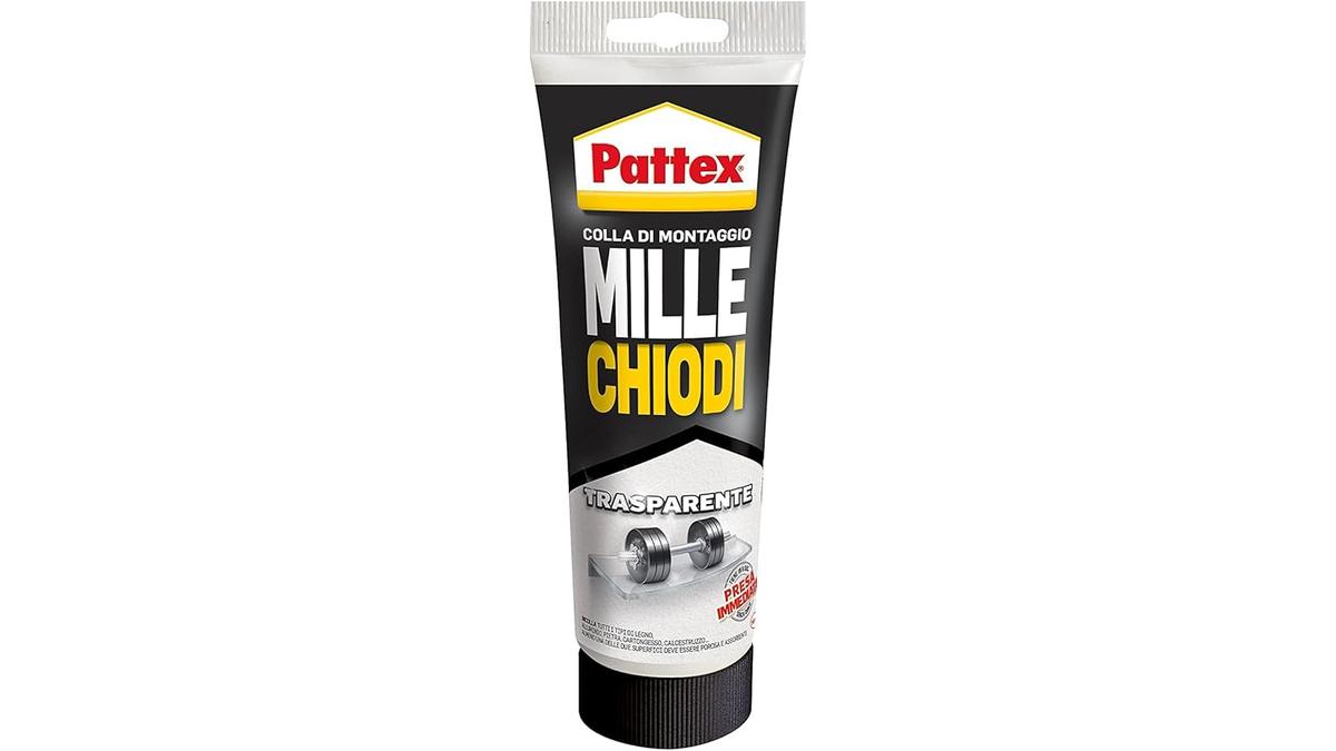 Pattex Millechiodi Trasparente Adesivo Montaggio 200g