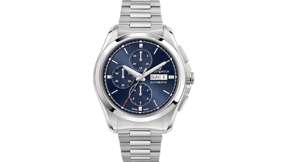 Philip Watch Caribe Orologio Uomo Analogico 39mm Tempo e Data