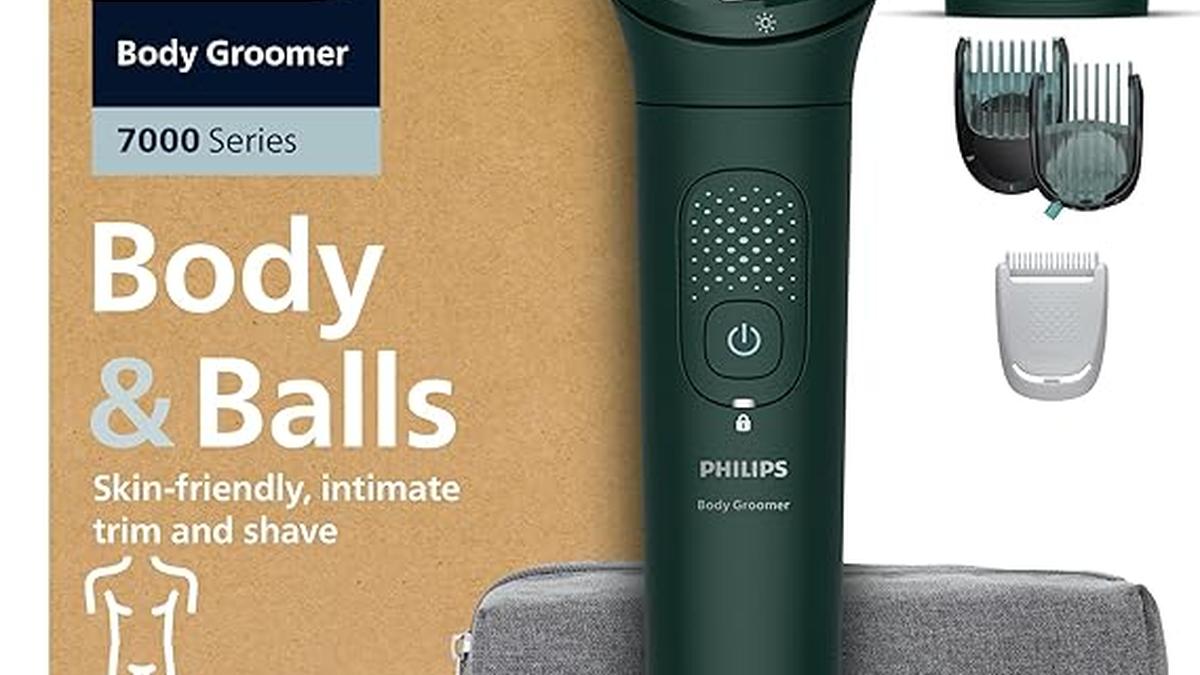 Philips Bodygroom 7000 Rifinitore Uomo Impermeabile 120 Minuti Autonomia BG7485/30