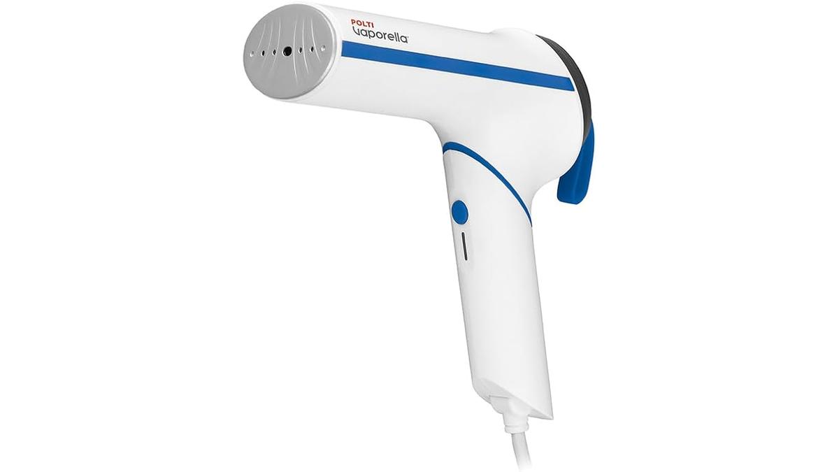 Polti Vaporella Vertical Styler Ferro Stiro Portatile Riscaldamento 30 Sec Bianco Blu