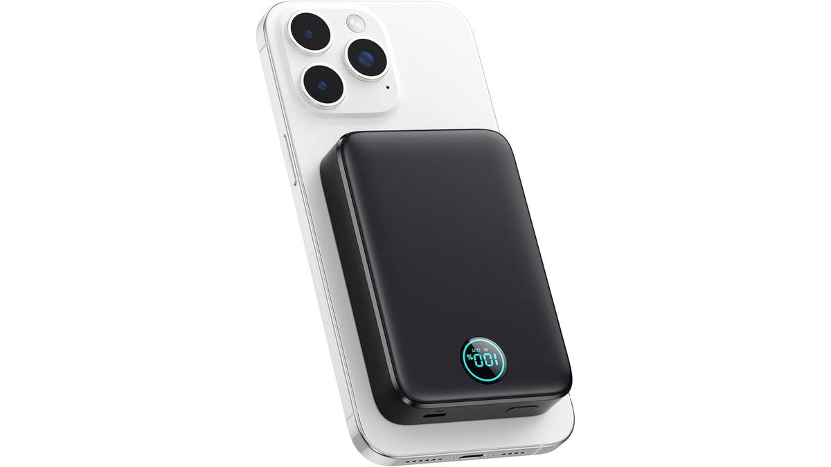 Power Bank Magnetico 10800mAh MagSafe 25W Ricarica Rapida USB-C per iPhone 16/15/14/13/12