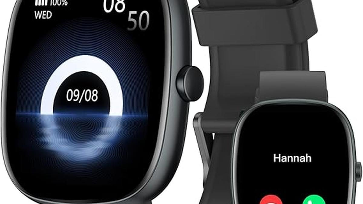 Smartwatch Huakua Uomo Donna Impermeabile Fitness Cardiofrequenzimetro Contapassi per Android iOS
