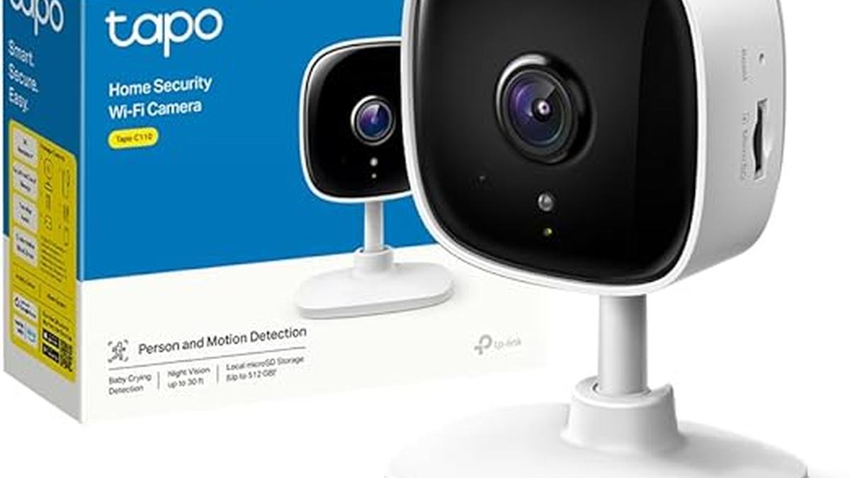 Tapo C110 Telecamera Wi-Fi 2K Interna con Visione Notturna e Audio Bidirezionale