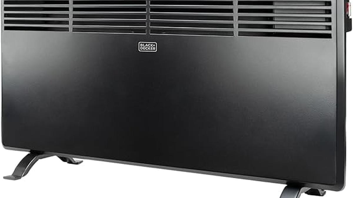 Termoconvettore BLACK+DECKER 1800W Nero Acciaio