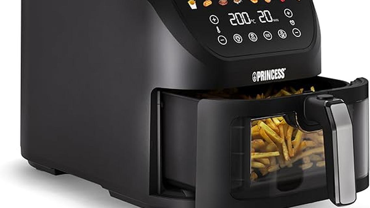 Airfryer Princess SlimFry 8L 2000W 8 Programmi Touchscreen