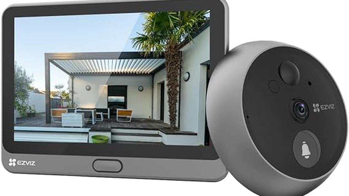 Campanello Digitale EZVIZ 4,3” Senza Fili con Batteria Ricaricabile Audio Bidirezionale CP4