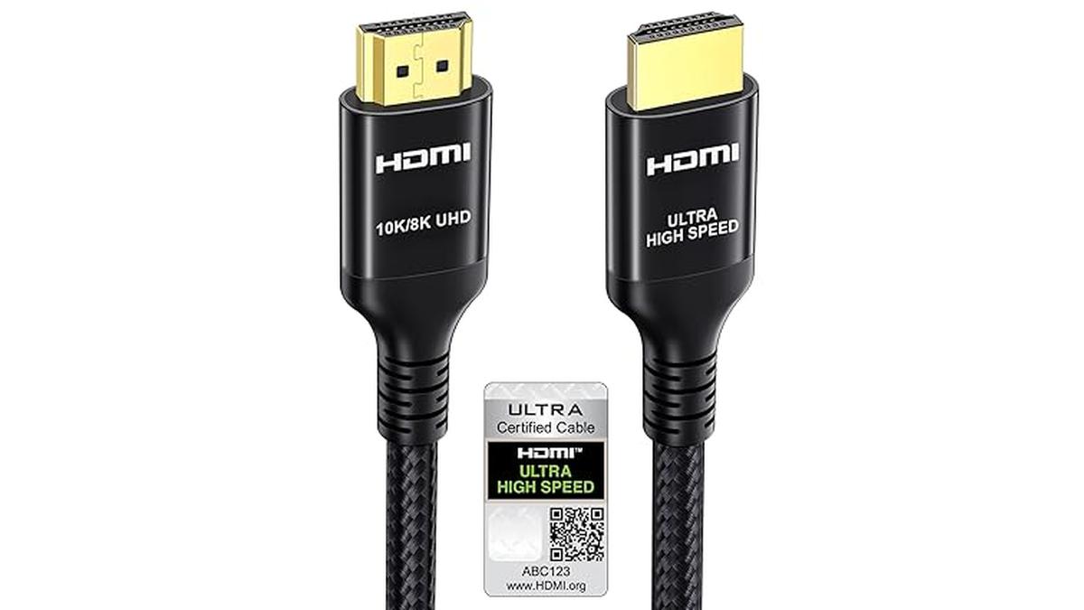 Cavo HDMI 2.1 Ultra Alta Velocità 10K 8K 4K 2M 48Gbps eARC HDR HDCP 2.3 Dolby Atmos