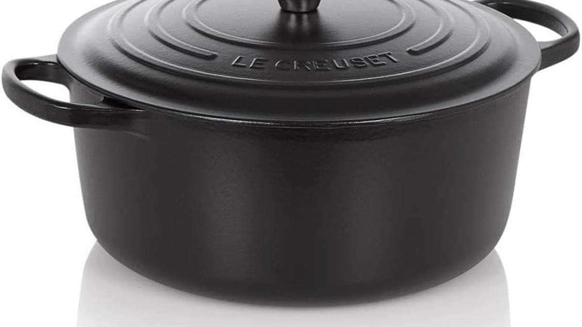 Cocotte Rotonda Le Creuset Ghisa Vetrificata 28cm Nero